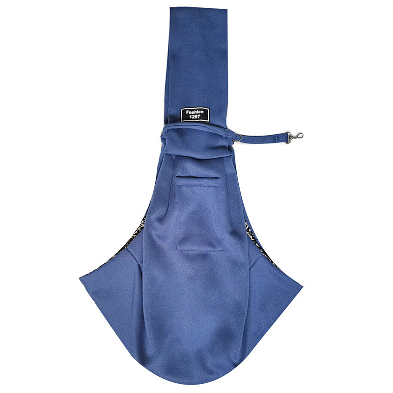 Cross-border new foldable cat bag, one-shoulder crossbody dog backpack, portable and large-capacity wholesale pet bag