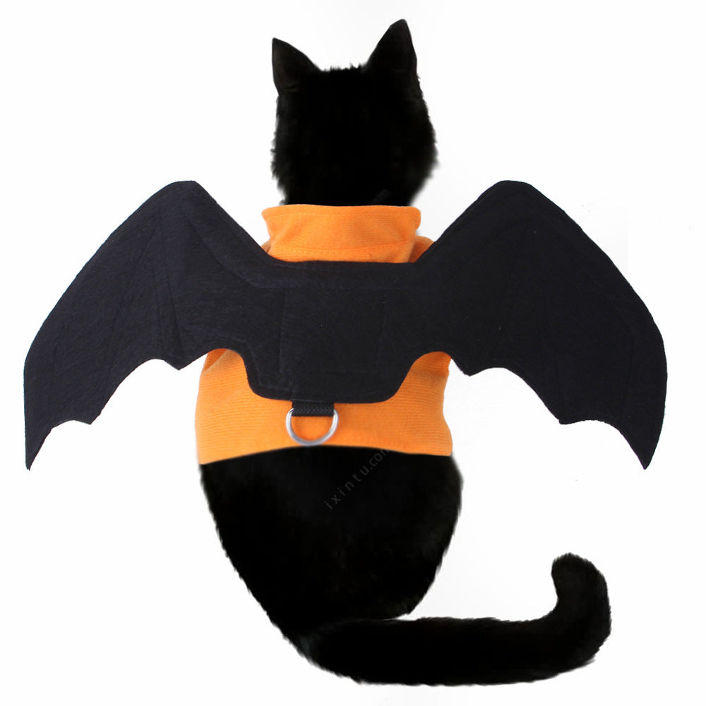 Cat clothes funny decoration clothing personality bat wings small pet dog bat transformation clothing cross-border