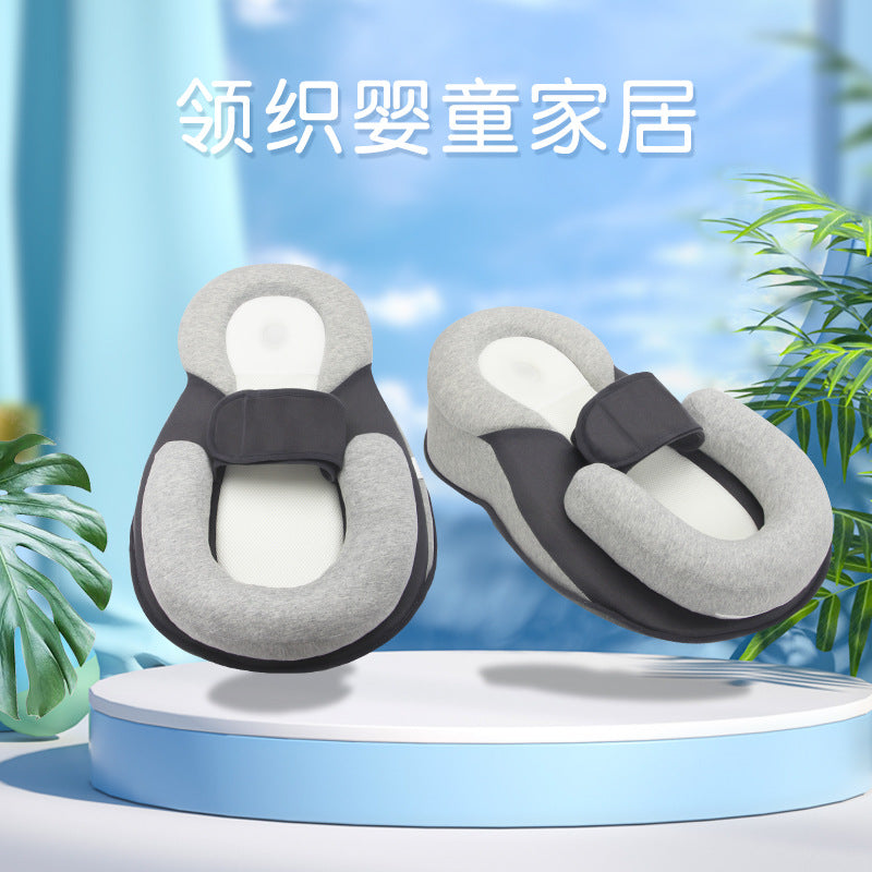 Modern simple pure cotton baby anti-vomiting slope pillow anti-tilt head shaping pillow baby pillow foreign trade special supply