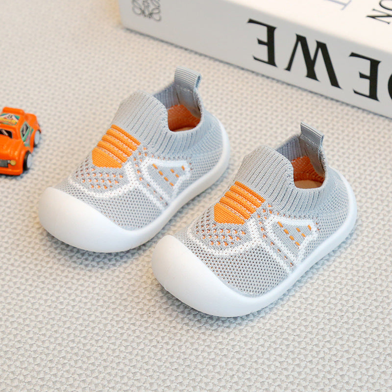 Foreign trade cross-border soft sole baby toddler shoes breathable mesh socks shoes one-step 1-3 years old baby toddler shoes summer
