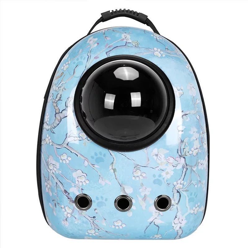 New style cat walking pet bag breathable portable backpack cat dog schoolbag large capacity lightweight space cat bag