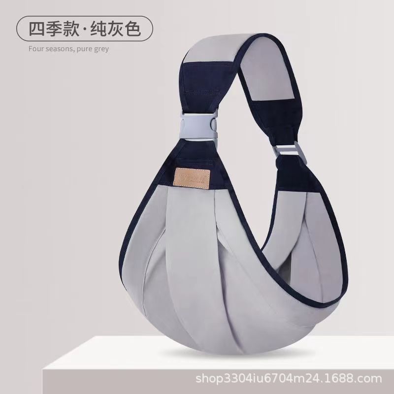 Newborn baby carrier, baby front-holding baby waist stool, big child outing, simple one-shoulder light towel, baby holding artifact