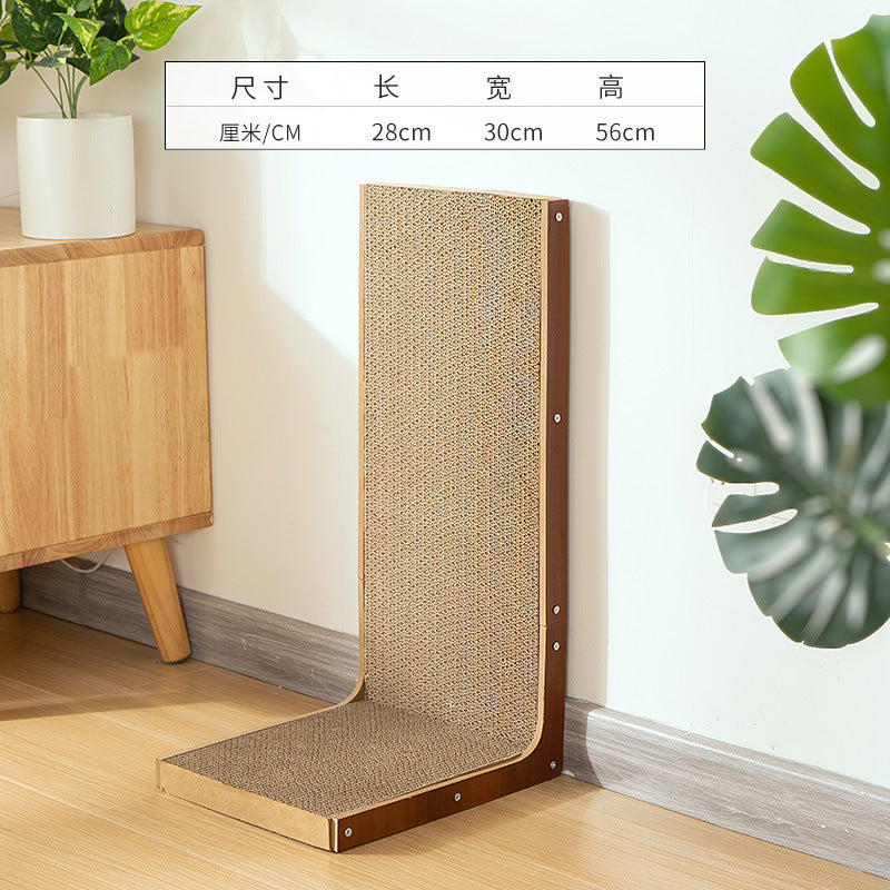 Cat scratching board cat toy wooden cat scratching ball grinding claw hand wrapped sisal rope cat climbing frame durable cat scratching column pet supplies