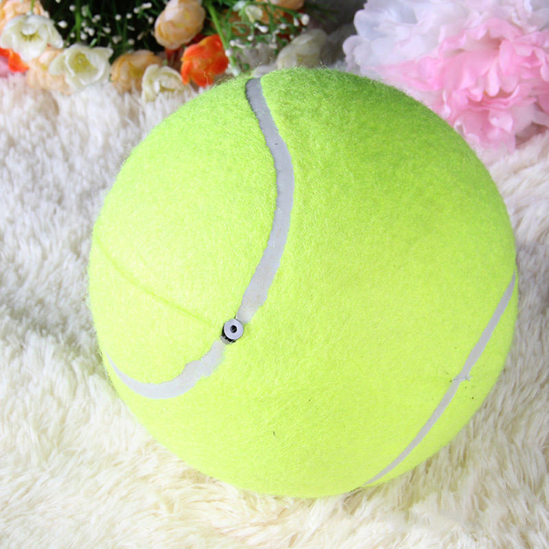 Big Signature Tennis 24cm Inflatable Tennis Tennis Pet Toy Activity Gift 9.5 Inch Pet Dog Chewing Toy