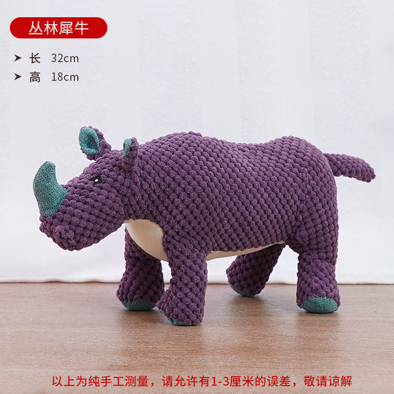 Amazon hot selling pineapple plush dog toy sound grinding corgi small dog pet toy supplies wholesale