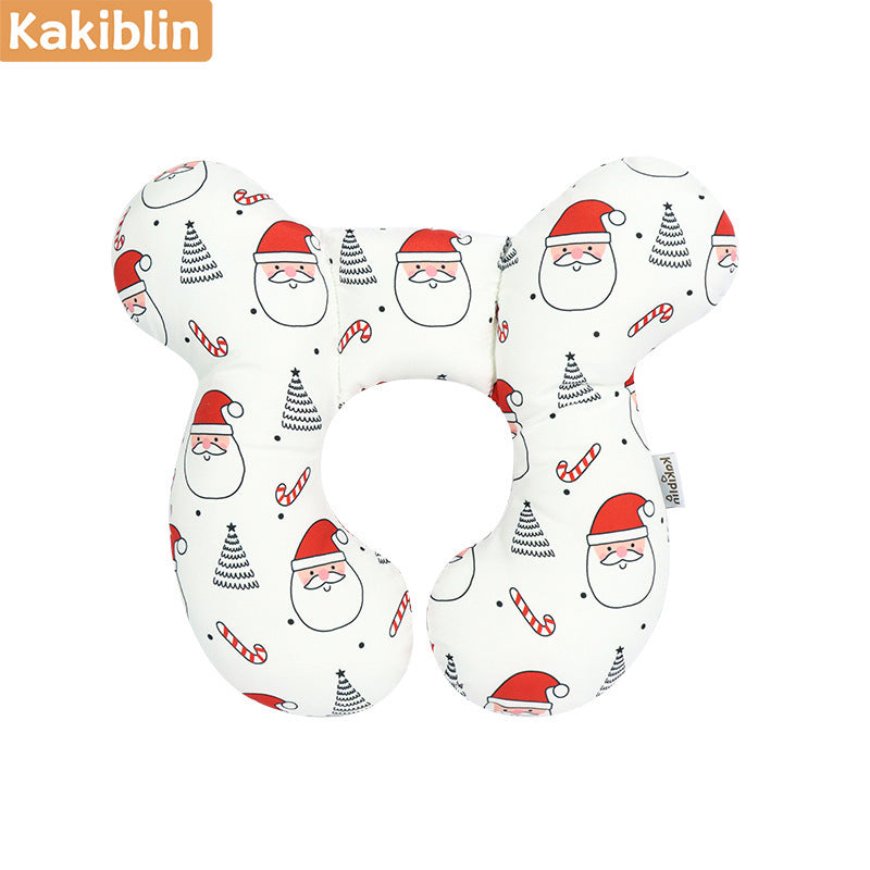 Baby stroller fixed head protection U-shaped pillow car safety seat sleeping pillow protection neck pillow