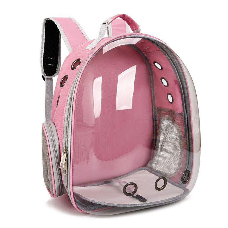 Pet bag transparent portable space capsule large capacity panoramic pet supplies travel outdoor backpack cat bag