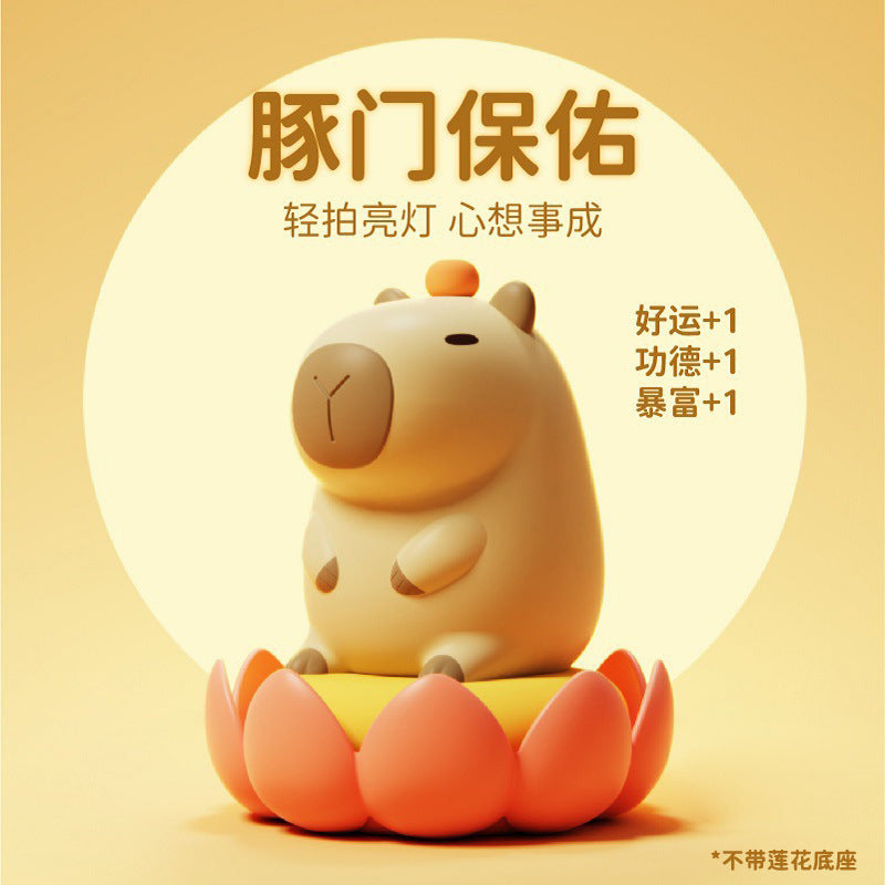 Cross-border pat lamp silicone night light bedside high-end atmosphere lamp sleep lamp baby feeding eye protection lamp table lamp