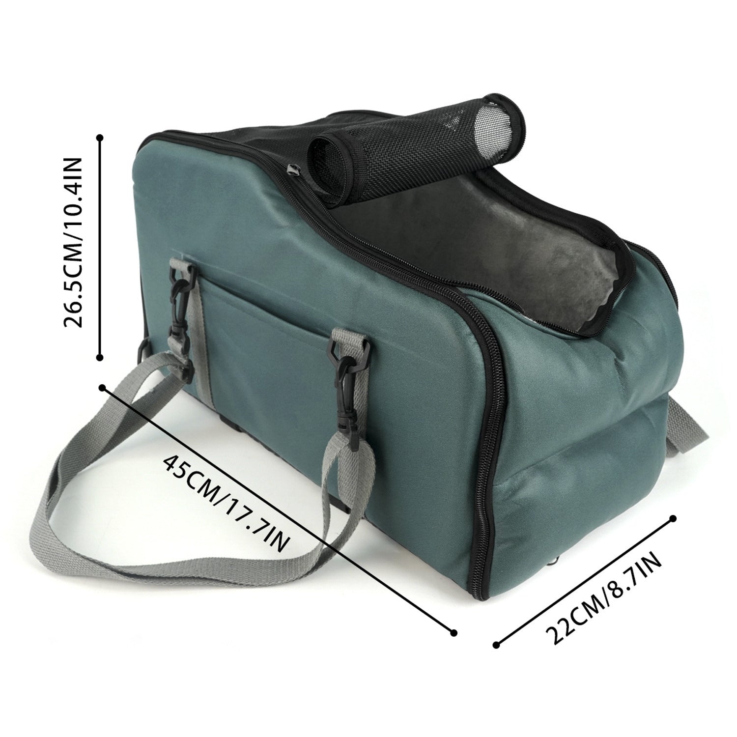 Cross-border detachable and washable car dog kennel portable pet car mat car travel safety seat center control front seat