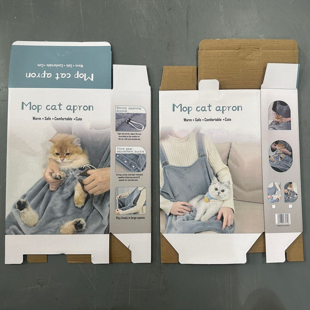 Cat apron clothes cat hugging clothes cat bib anti-hair cover pet can hold cat clothes do not stick to hair