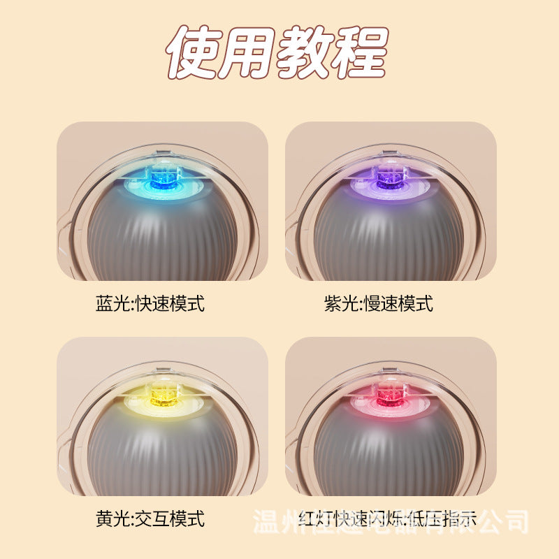 Cross-border cat toy ball self-entertainment ball to amuse cats rolling ball fur pet to relieve boredom plush cat amusing ball cat toy pet