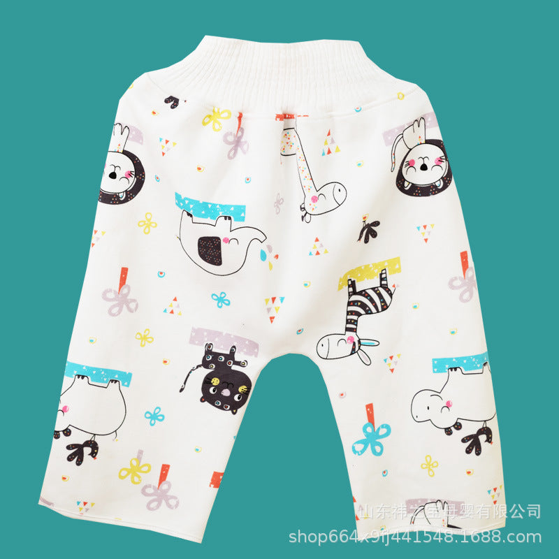 Baby diaper skirt baby waterproof washable male and female newborn waterproof bedwetting diaper pad children's training pants