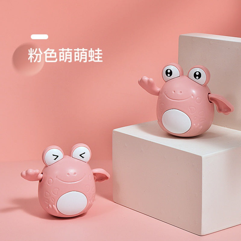 Little Yellow Duck Little Dolphin Playing Water Baby Bath Toys Bathroom Baby Children Bathing Swimming Tiktok Toys