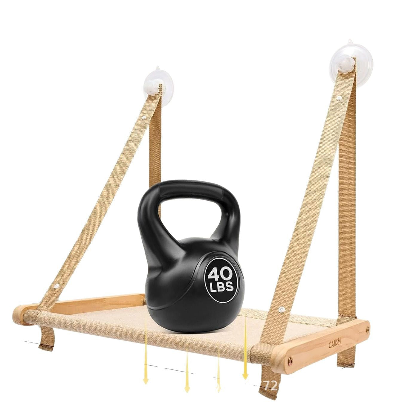 Spot wall cat bed wall-mounted suction cup cat hammock four seasons universal cat toy climbing frame pet bed cat climbing frame