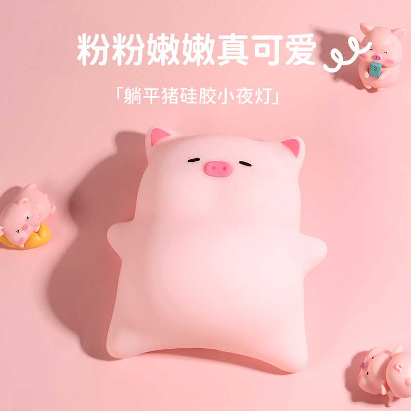 Pumpkin Pat Lamp Silicone Night Light Bedroom Mother and Baby Feeding Bedside Lamp Halloween Creative Festival Atmosphere Night Light