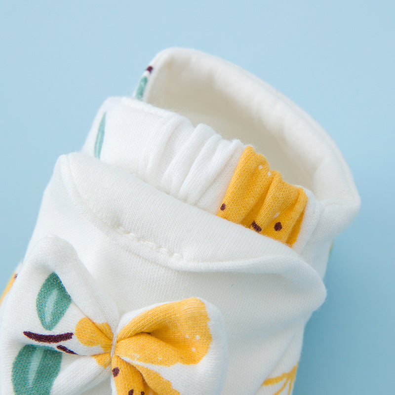 One-year-old baby girl toddler shoes spring and autumn soft sole baby shoes 6-12 months cute girl princess shoes