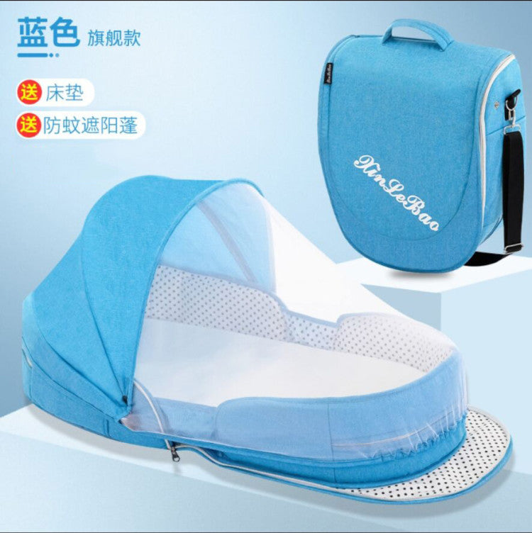 Crib portable removable bed-in-bed multifunctional foldable baby bed newborn bb crib with mosquito net