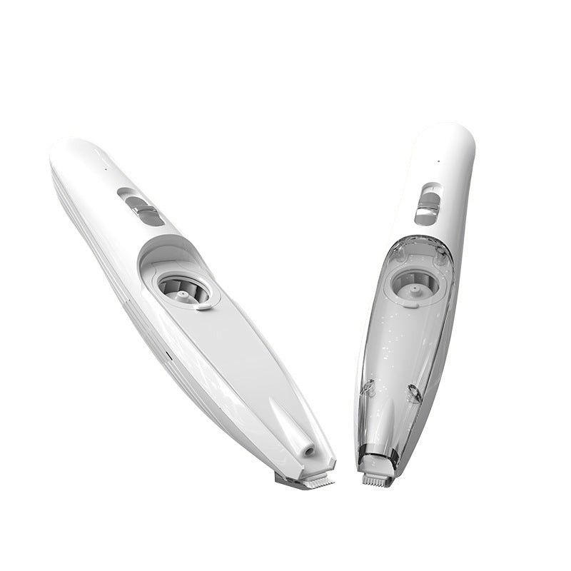 Pet electric hair shaver with light for cats and dogs to shave their feet, palms and ears