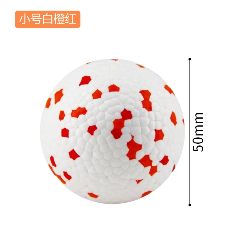 Eisenwell Explosive Ball High Elastic Lightweight Popcorn Ball Bite-resistant Teeth Grinding Pet Toy Dog Solid Toy Ball