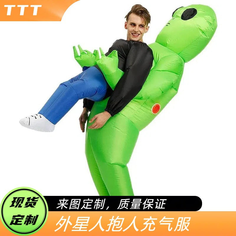 Cross-border Halloween party activities outdoor funny astronaut inflatable suit alien hug inflatable suit