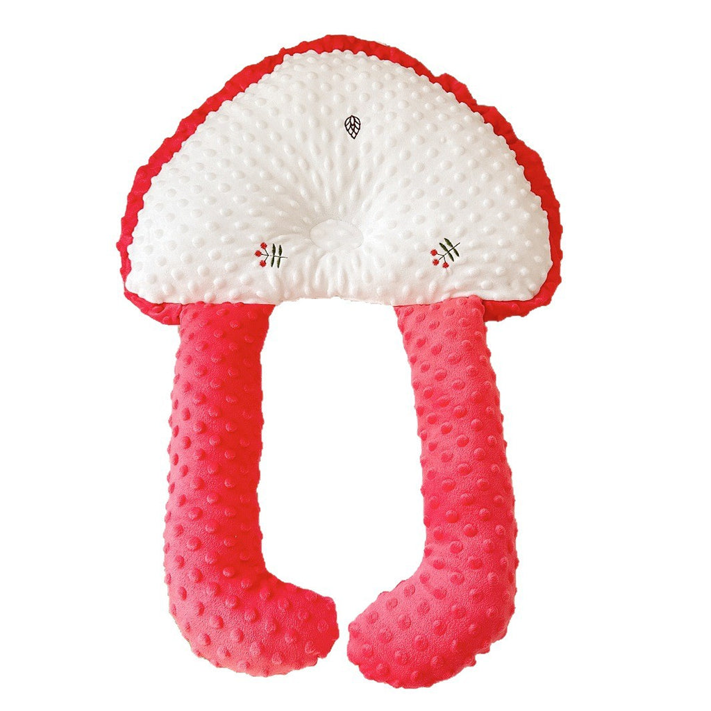 ins baby comfort pillow bean velvet U-shaped pillow anti-head tilt shaping pillow anti-startle baby sleeping pillow