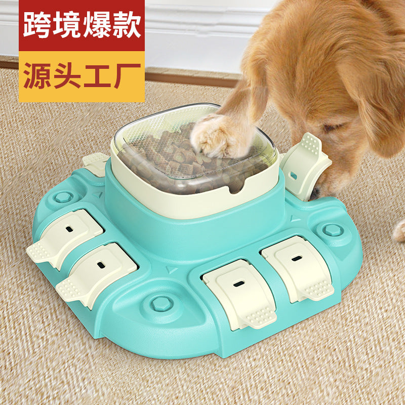 Pet supplies factory wholesale company new hot Amazon Yizhihui press leaking device slow feeding dog toy