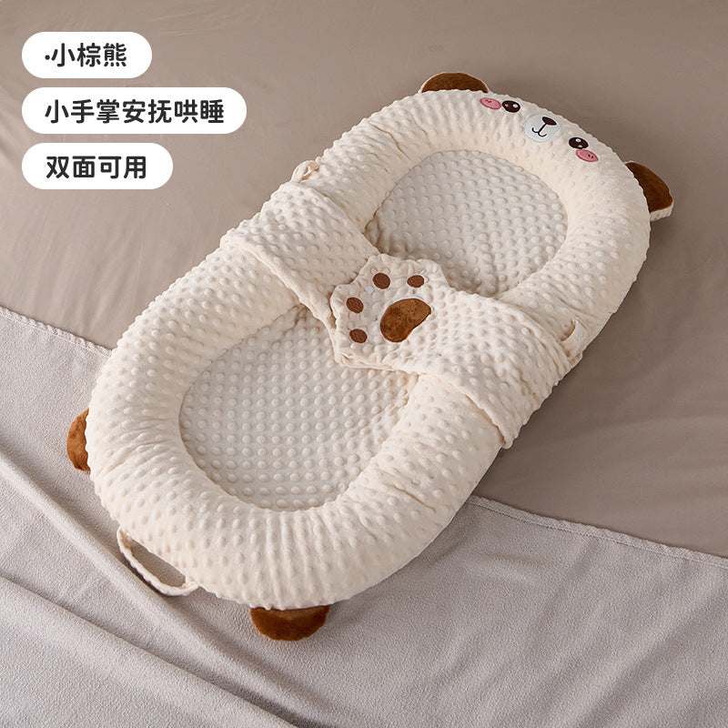 Bed in bed baby newborn anti-pressure baby 0-3 years old anti-startle lying sleeping artifact anti-choking milk vomiting sleeping mat sleeping nest