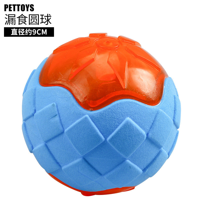 Luminous toy Amazon pet toy floating tire bite-resistant teeth cleaning toy molar self-hi Teddy Bichon