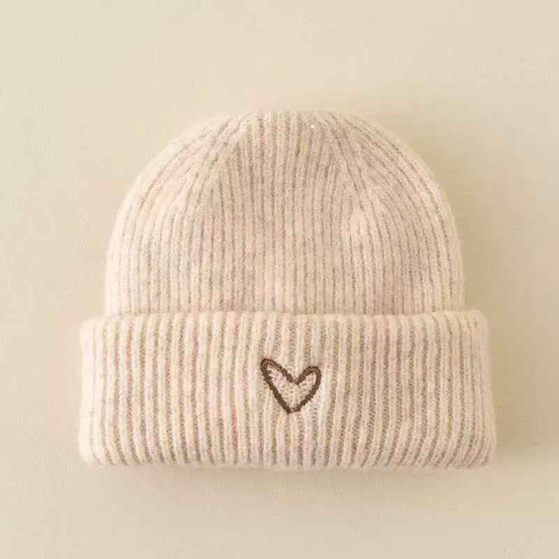 Two-piece children's hat scarf autumn and winter Korean style knitted hat baby warm wool hat boys and girls pullover hat