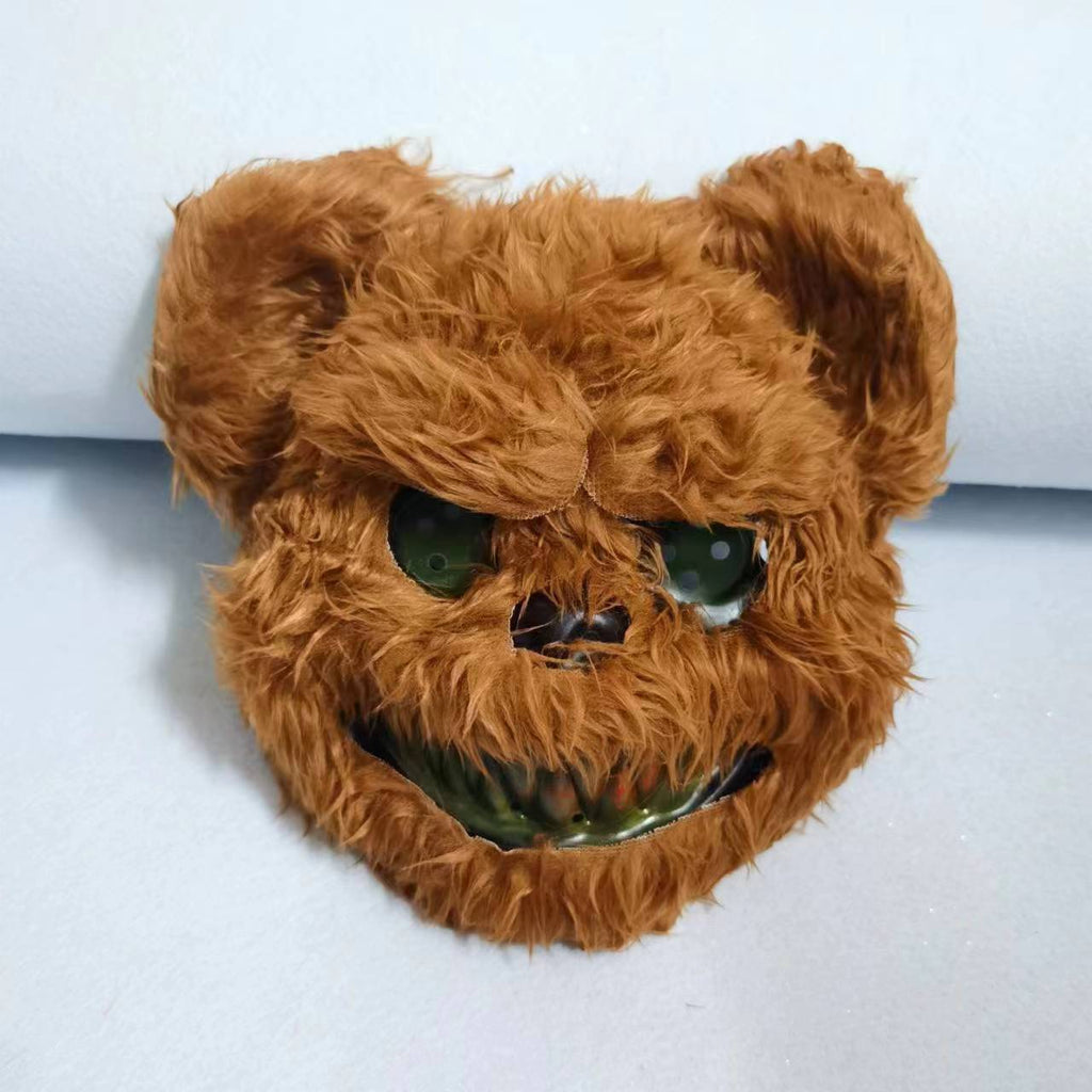 Factory Hot Sale Plush Internet Celebrity Bear Mask Cute Rabbit Animal Plush Mask Halloween Party Dance