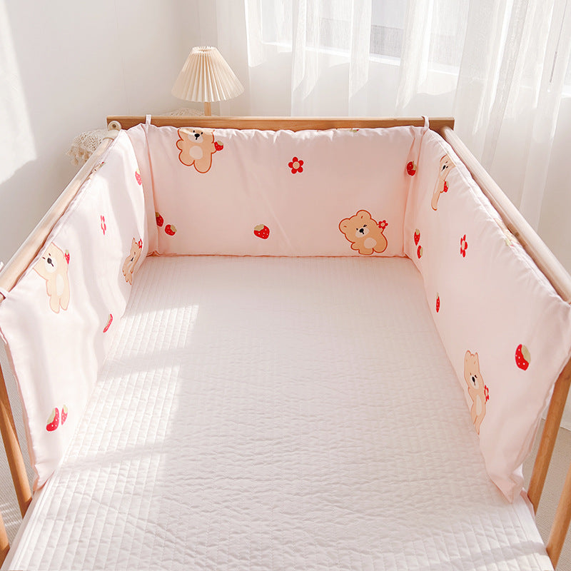 Manufacturers spot wholesale single piece bed guard with various colors children's bed guard baby anti-collision fresh style bed guard