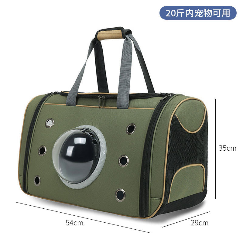 Spot pet bag portable breathable car cat bag hand-held foldable pet box multifunctional dog bag cross-border