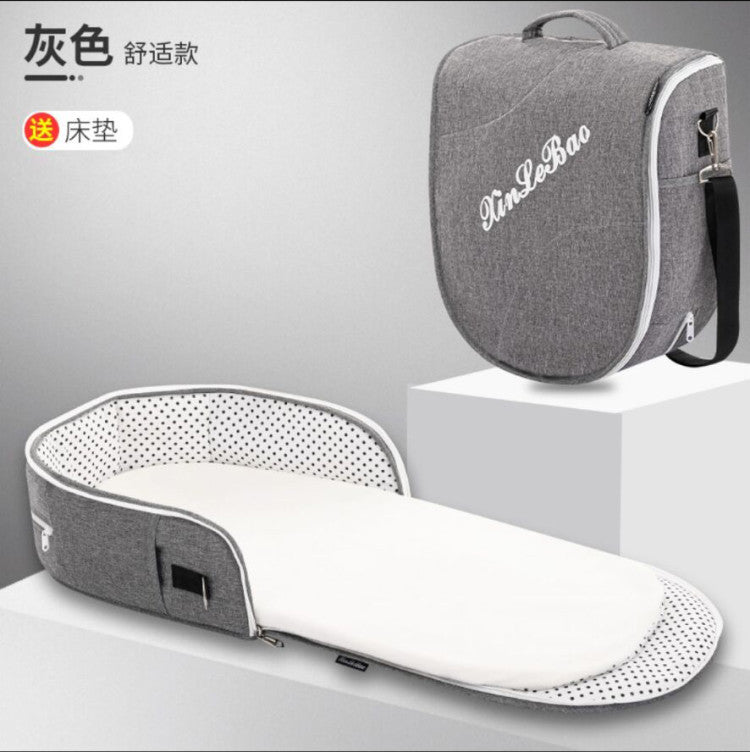 Crib portable removable bed-in-bed multifunctional foldable baby bed newborn bb crib with mosquito net