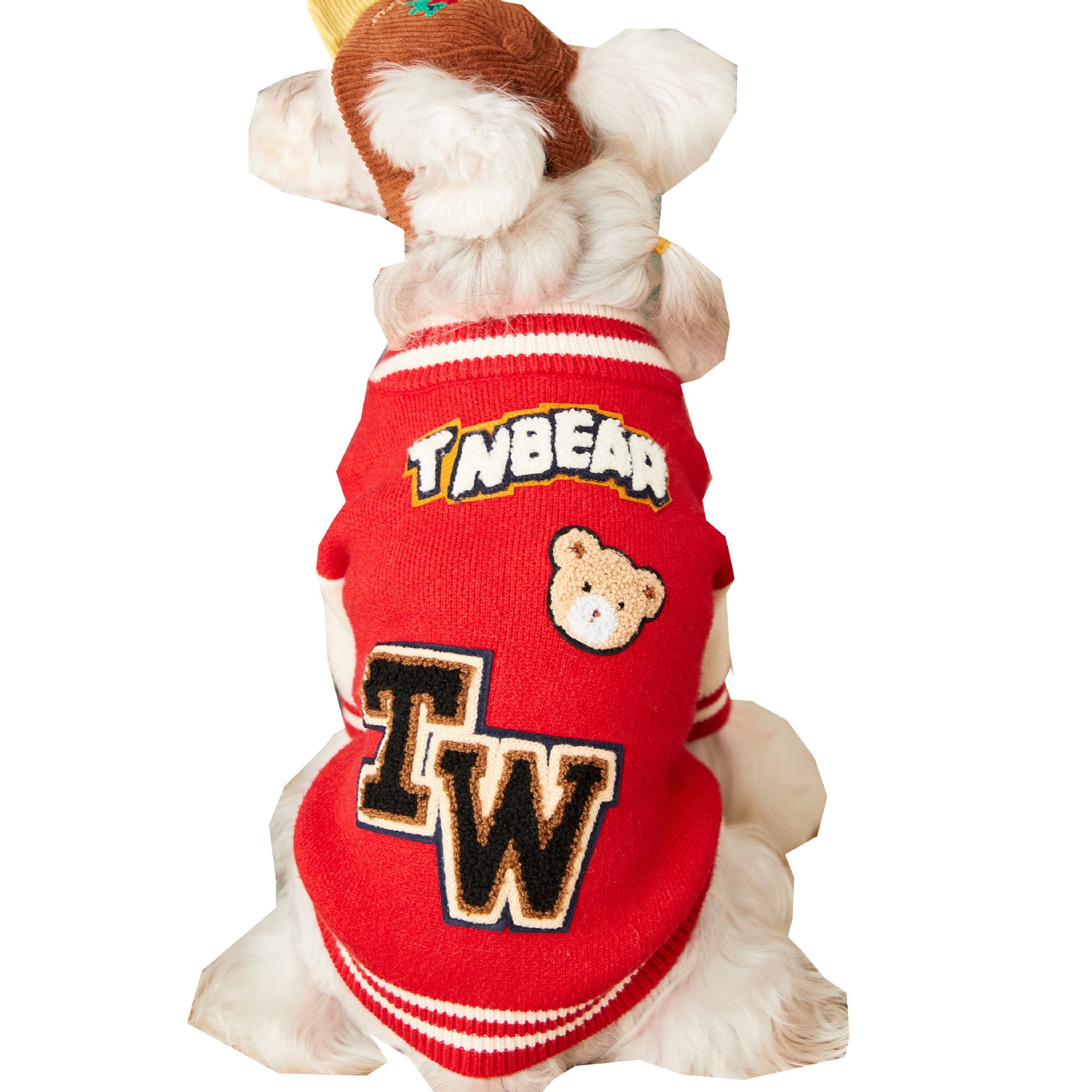 Clearance sale of dog clothes autumn and winter new style schnauzer, bichon, teddy, French bulldog handsome pet baseball uniform trend