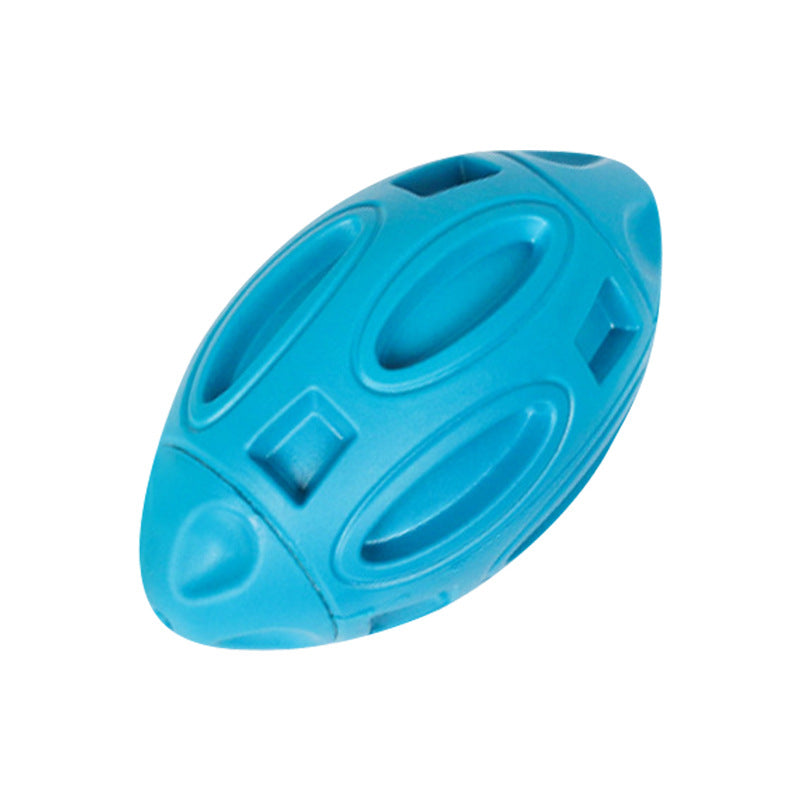 Amazon's hot-selling rubber sounding football high-quality pet ball molar chew-resistant dog toy ball