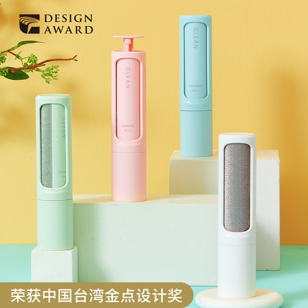 Rotary cylinder sticker roller electrostatic brush hair removal artifact pet hair removal brush clothes sticky brush hair remover