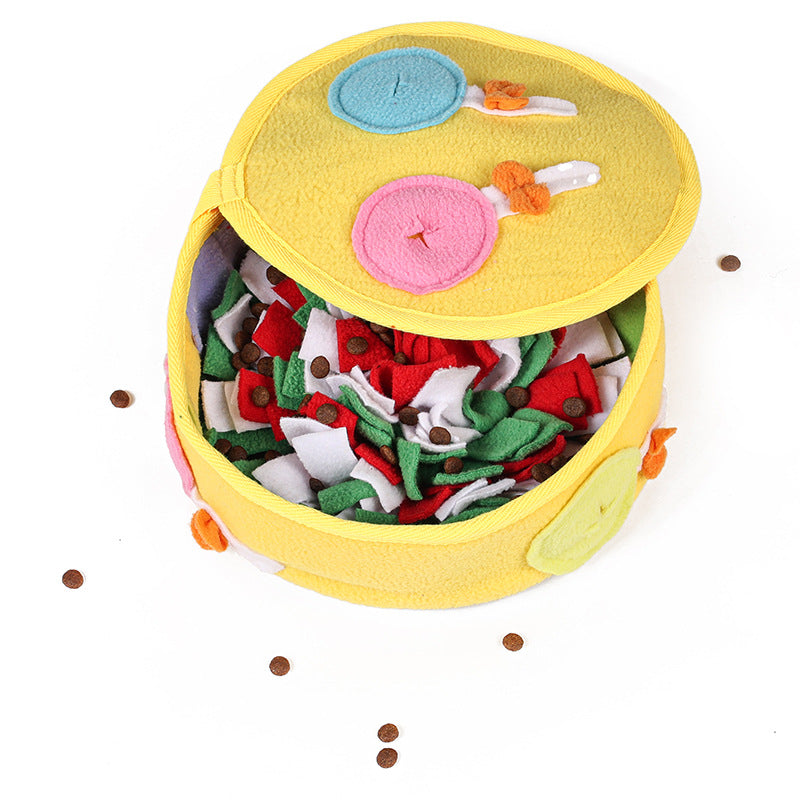 Cross-border pet big dog mat new anti-dirty mat dog toy educational food hiding Beibei game interactive training Amazon