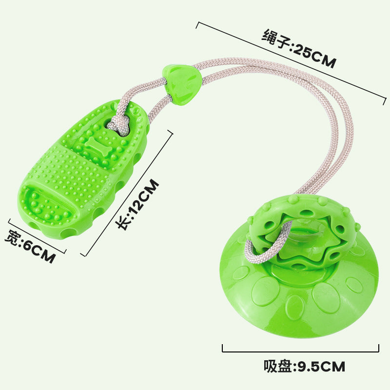 Pet dog toy suction cup food leakage tension resistance chewing teeth boring artifact large dog puppy toy wholesale