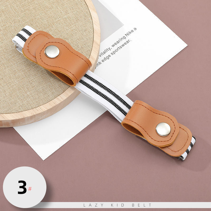 Children's elastic belt cartoon pattern primary school students' belt baby pants anti-fall medium and large children's belt waist belt