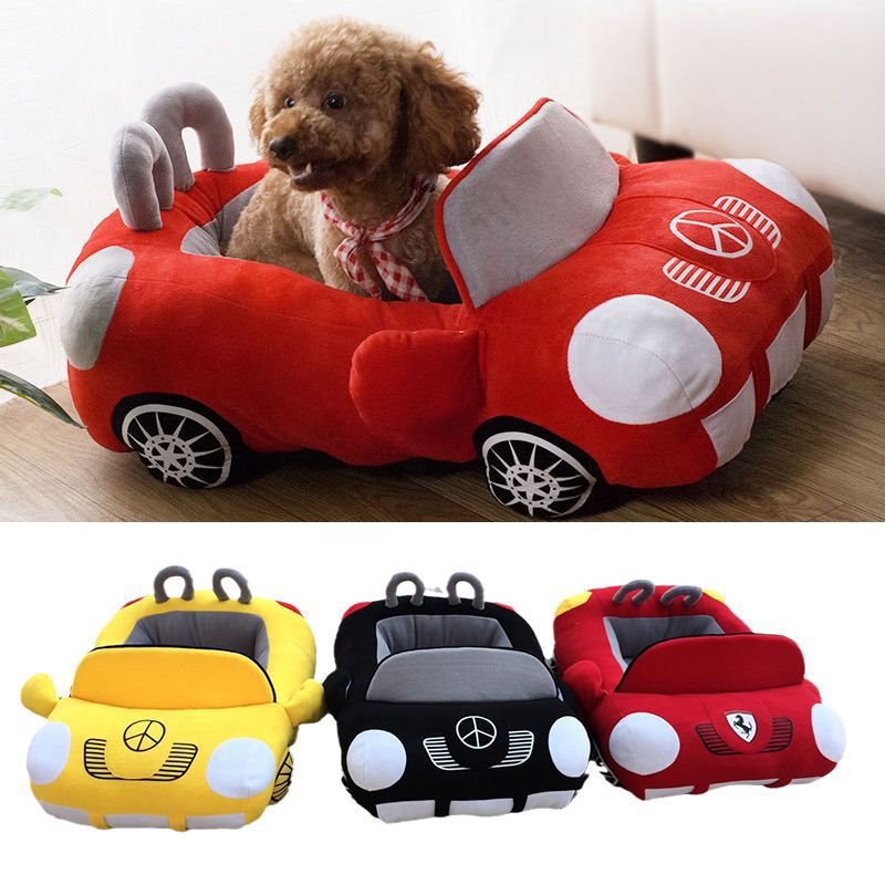 French bulldog Pomeranian mat winter Teddy luxury Bichon warm nest cat dog sports car pet nest car