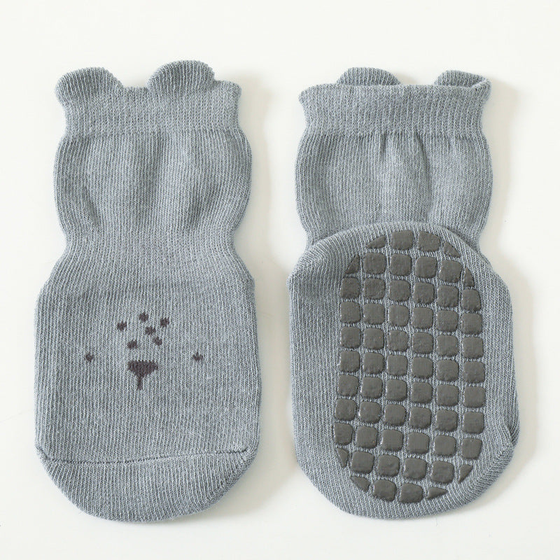 2024 Baby Floor Socks Indoor Toddler Socks Autumn and Winter Pure Cotton Breathable Non-slip Bottom Cooling Children's Socks Trampoline Socks