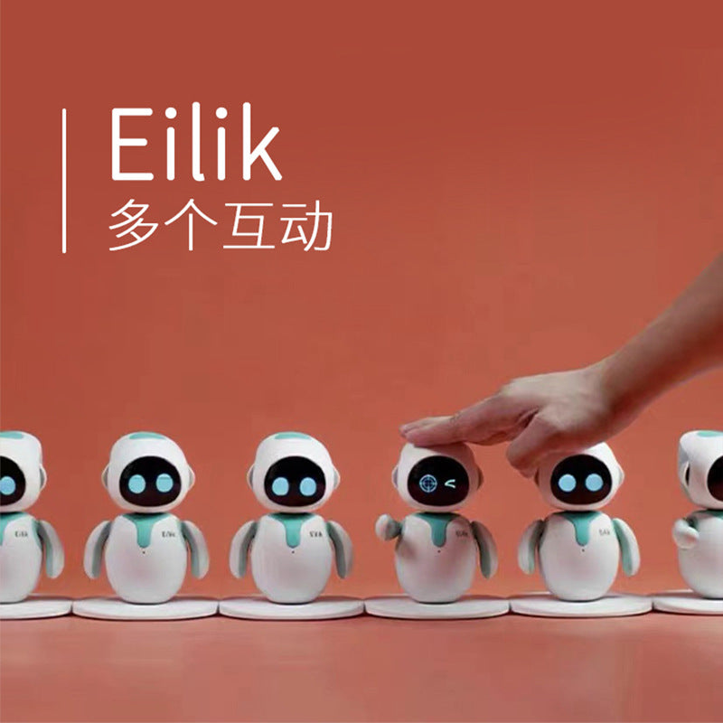 eilik robot AI artificial intelligence dialogue interactive companion emo desktop electronic pet smart toy cross-border