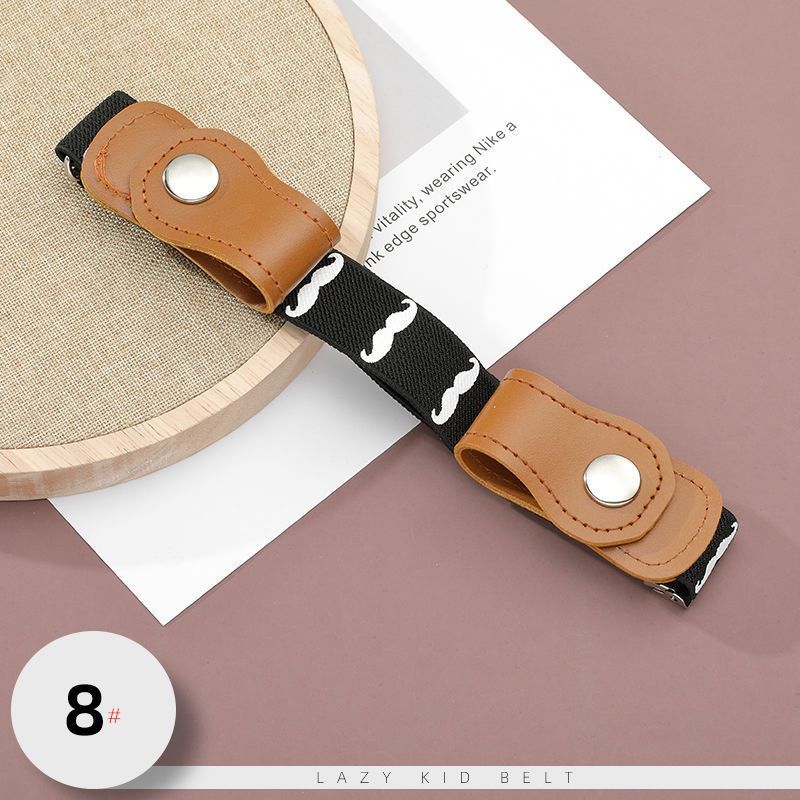 Children's elastic belt cartoon pattern primary school students' belt baby pants anti-fall medium and large children's belt waist belt