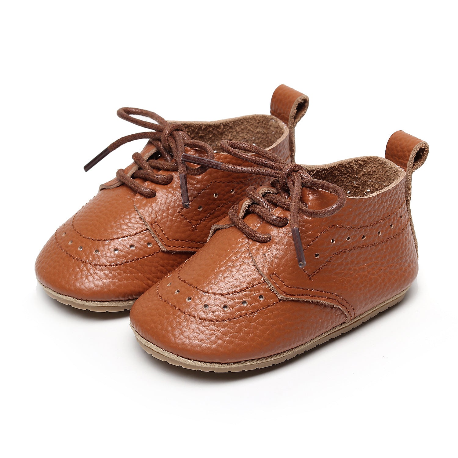 British style suede cowhide single shoes baby baby toddler shoes children's shoes 2022 one drop