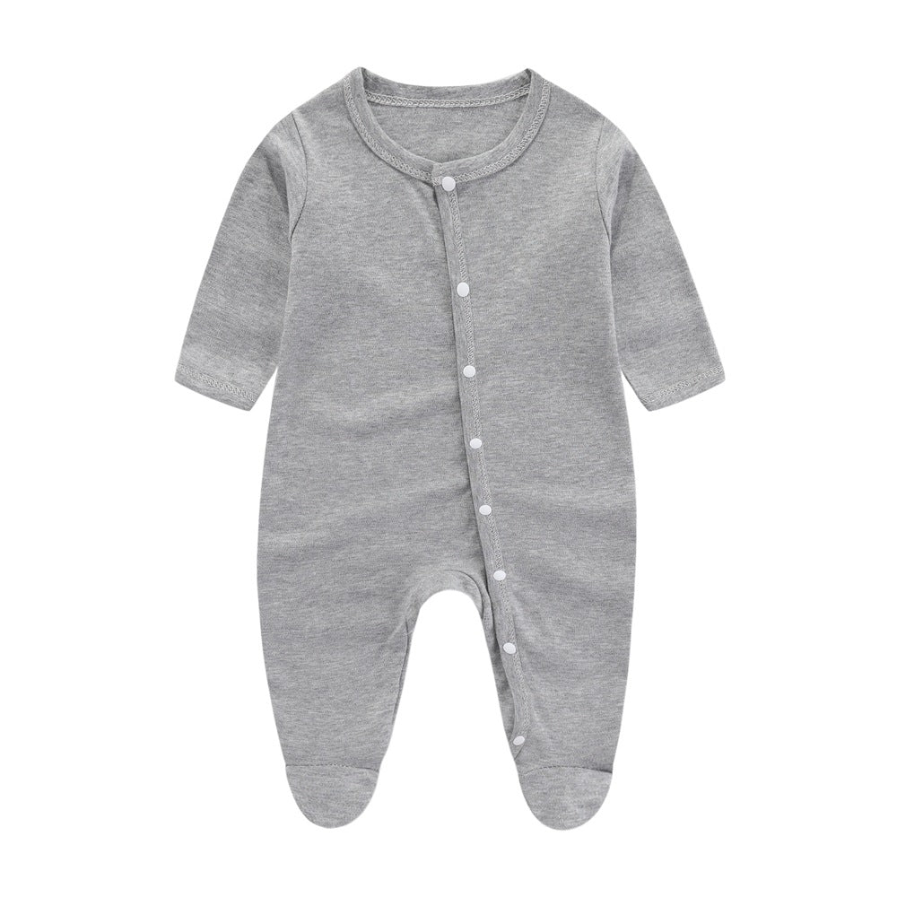 Newborn baby clothes newborn pure cotton pajamas romper spring and autumn baby monk clothes summer baby jumpsuit