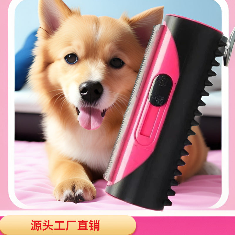 Cross-border pet hair remover dog brush cat brush cleaning brush cat hair sofa carpet cleaning brush pet hair removal brush spot
