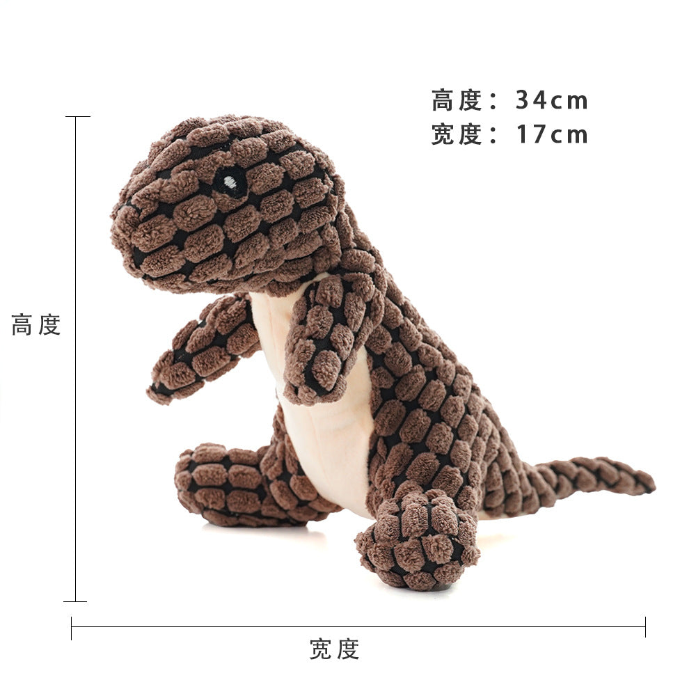 Pet plush sound toy corn velvet multiple colors optional teeth grinding and biting resistant dog and cat supplies manufacturers wholesale