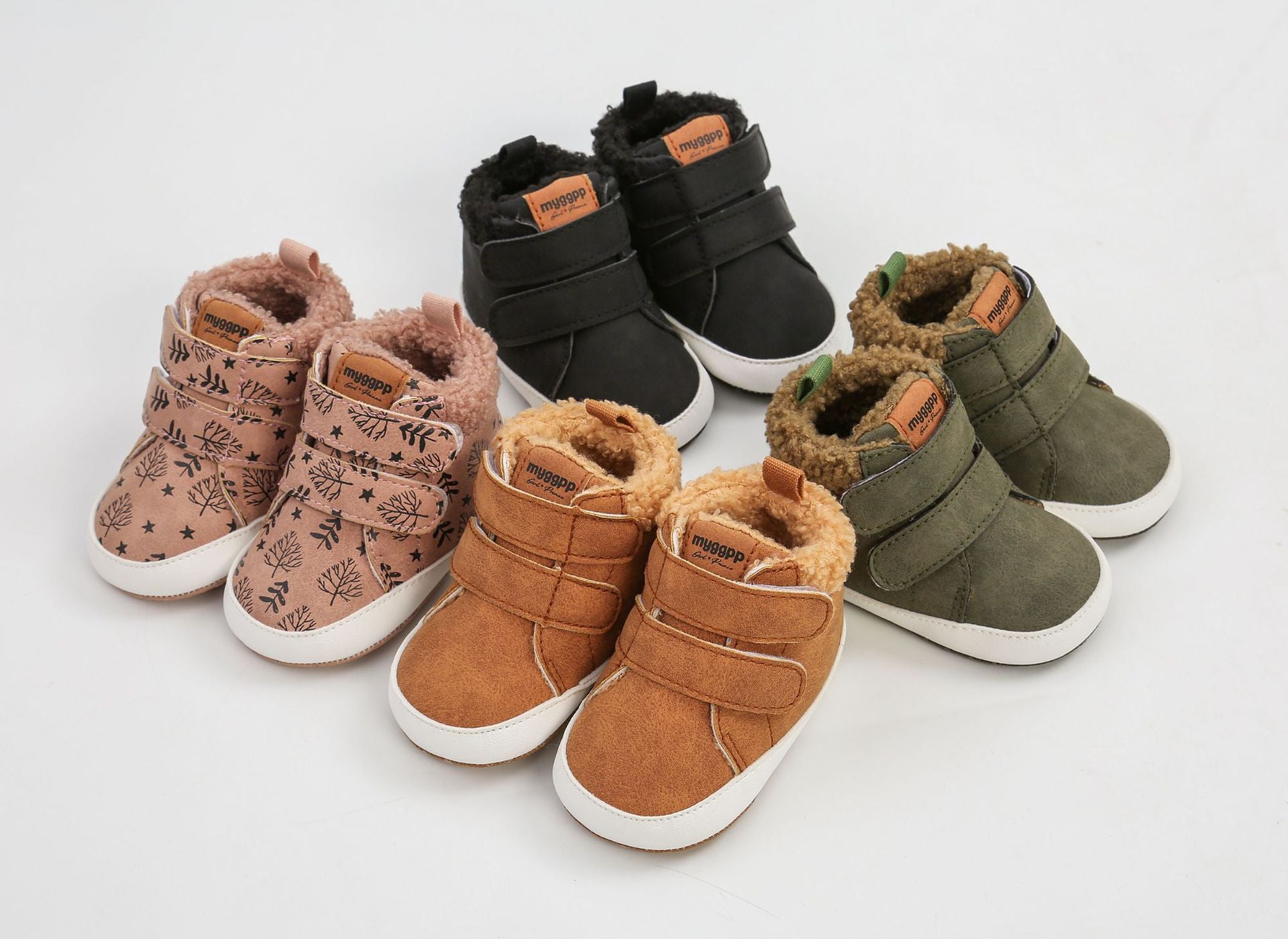 High top autumn and winter baby shoes baby shoes toddler shoes warm shoes M2035