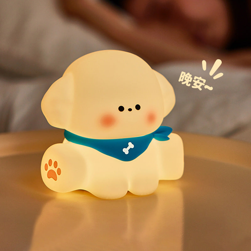 Cross-border cloud silicone night light pat light charging desk lamp baby special night light net celebrity bedside lamp ornaments