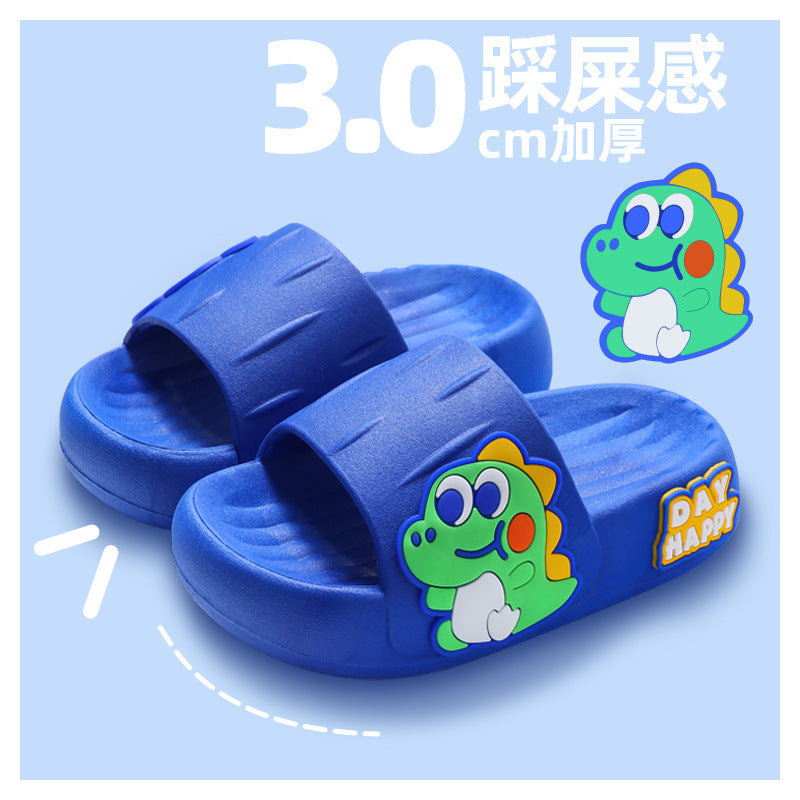 Children's slippers that feel like stepping on shit, summer girls' indoor home soft-soled cute unicorn baby little girl's slippers